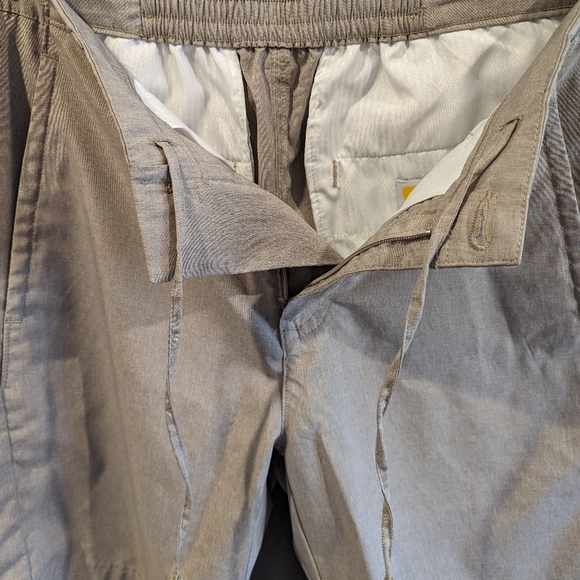 Nicklaus Shorts Adult 30 KHAKI HEATHER Golf Chino Eco Choice Stretch SPF 40 - Picture 4 of 4